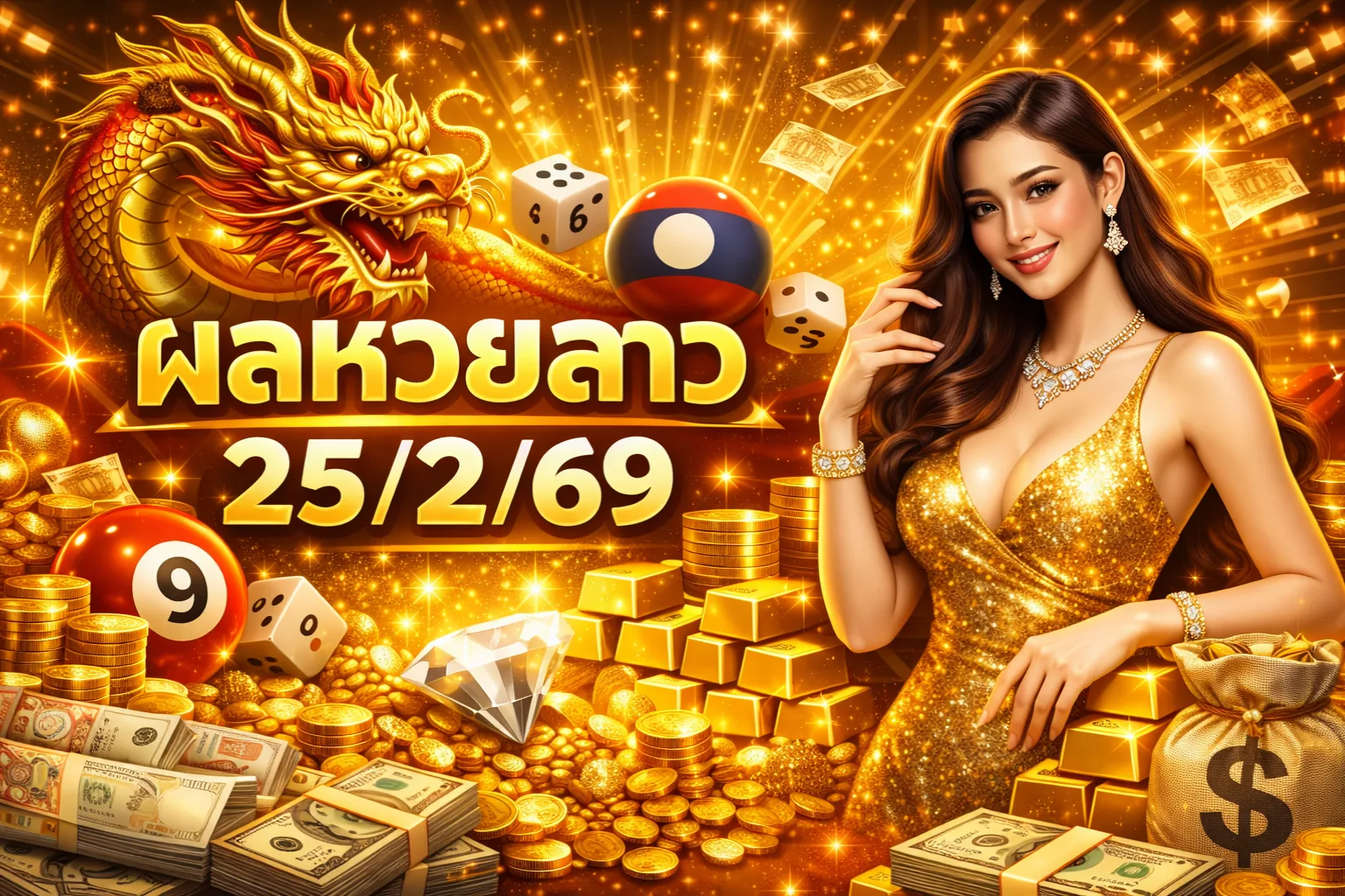 ผลหวยลาว25/2/69