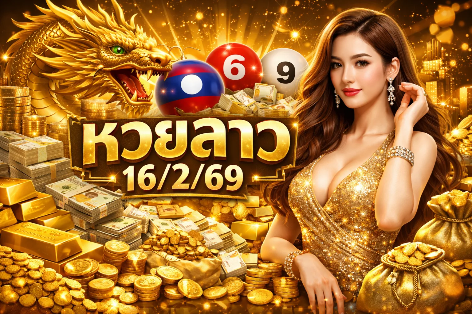 หวยลาว16/2/69