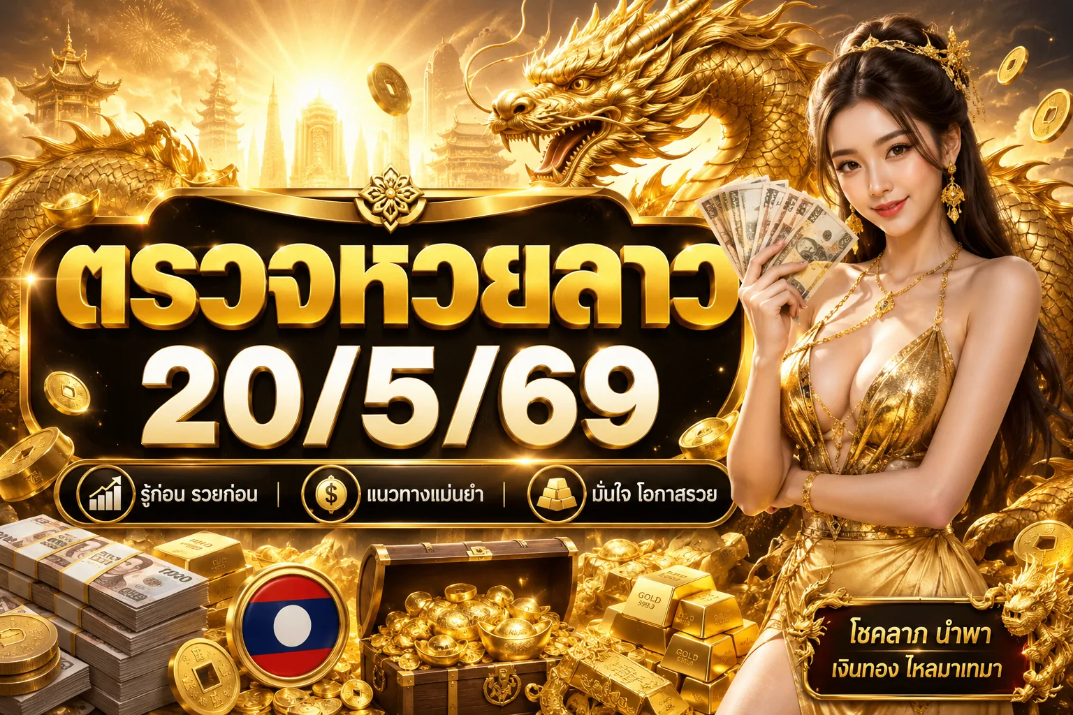 ตรวจหวยลาว20/5/69